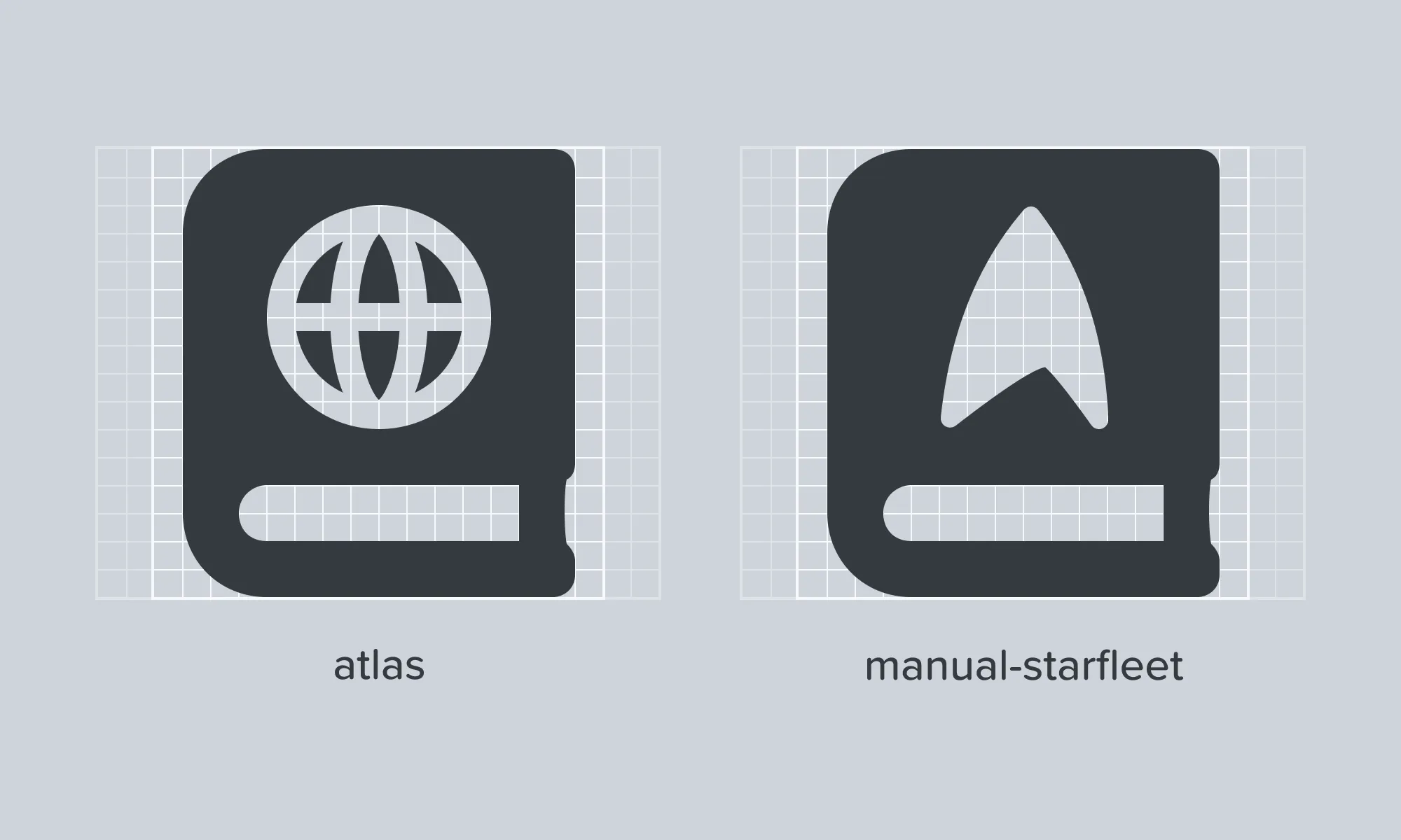 Comparing Font Awesome and uploaded book icons